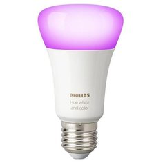 Лампа светодиодная Philips Hue White and Color, E27, A60, 9Вт
