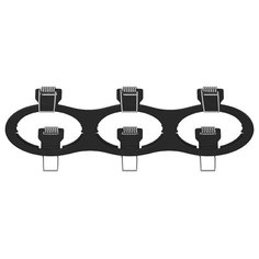 Декоративная рамка Lightstar Intero 16 Round 217636 / 217637 / 217639 на 3 светильника черный