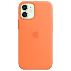 Чехол-накладка Apple MagSafe силиконовый для iPhone 12 mini кумкват