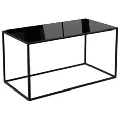 Столик журнальный MEBELSON Стиль 2, ДхШ: 94.1 х 48.8 см, черный маур/черный