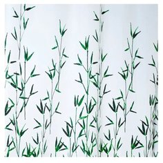 Штора для ванной RIDDER Bambus 180х200 белый/зеленый