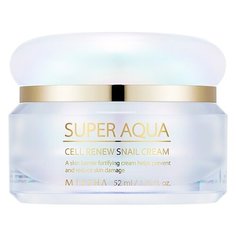 Missha Super Aqua Cell Renew Snail Cream Дневной укрепляющий контуры лица крем с экстрактом улитки, 52 мл