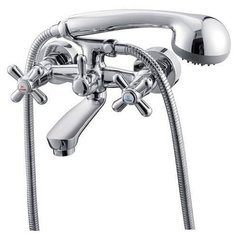 Смеситель для ванны с подключением душа KAISER двухрычажный