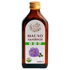 Компас Здоровья Масло льняное, стеклянная бутылка 0.25 л