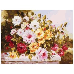 Белоснежка Картина по номерам "Чудесный букет" 30х40 см (112-AS)