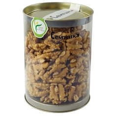 Грецкий орех Семушка очищенные, пластиковая банка, 500 г