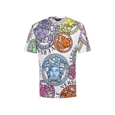 Хлопковая футболка Versace