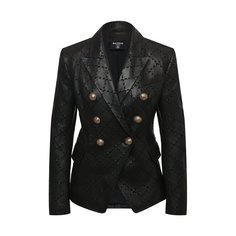 Кожаный жакет Balmain