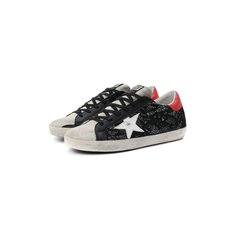 Комбинированные кеды Superstar Golden Goose Deluxe Brand