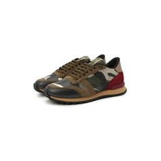 Комбинированные кроссовки Valentino Garavani Rockrunner Valentino