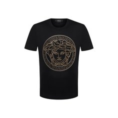 Хлопковая футболка Versace