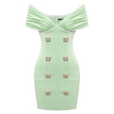 Платье из вискозы Balmain