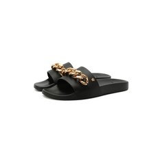 Кожаные шлепанцы Versace