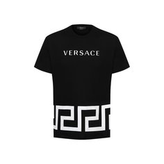 Хлопковая футболка Versace