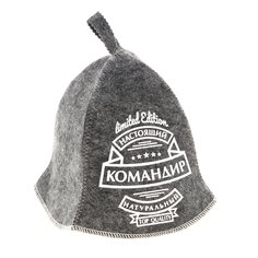 Шапка банная Доктор Баня Командир
