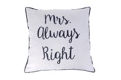 Декоративная подушка Mrs. Always Right Hoff