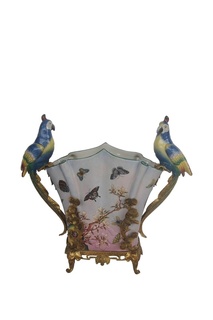 Ваза с птицами 49x19x44см ГЛАСАР
