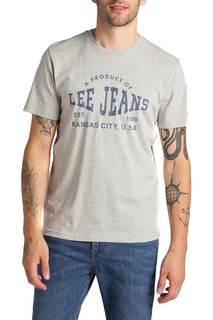 Футболка LOGO TEE GREY MELE Lee