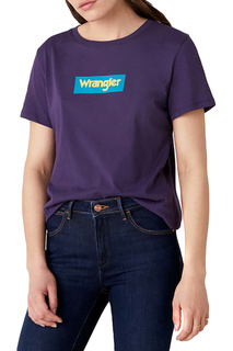 Футболка LOGO TEE PURPLE VELVE Wrangler