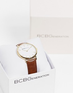 Часы с коричневым ремешком BCBG Generation-Коричневый цвет