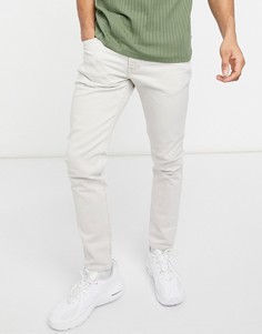 Белые суженные книзу узкие джинсы Levis 512-Светло-бежевый Levis®