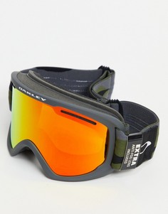 Горнолыжные очки камуфляжного цвета с красными/оранжевыми линзами Oakley Frame 2.0 Pro XL-Многоцветный