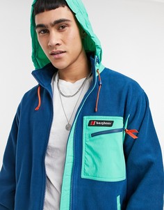 Сине-зеленая флисовая куртка Berghaus Ascent 91-Темно-синий