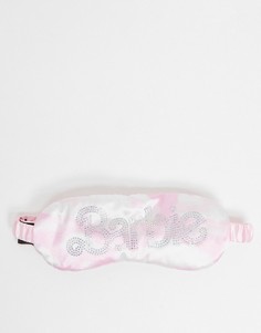 Розовая маска для сна с логотипом из страз Skinnydip x Barbie-Розовый цвет