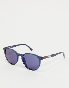 Овальные солнцезащитные очки Lacoste-Голубой
