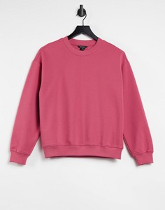 Розовый свитшот из органического хлопка Monki Nana-Красный