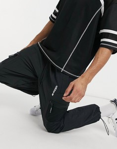 Черные трикотажные джоггеры с карманами adidas Originals adventure-Черный цвет