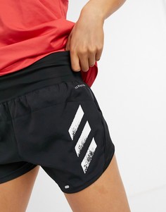Черные тканые шорты adidas Running Run It-Черный цвет