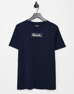 Темно-синяя футболка с логотипом Bench-Темно-синий