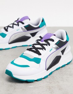 Бело-синие кроссовки Puma RS 2.0-Белый
