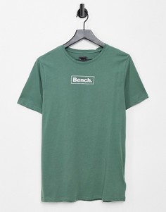 Зеленая футболка с логотипом Bench-Зеленый цвет