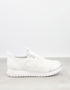 Белые кроссовки Calvin Klein Jeans Ron-Белый
