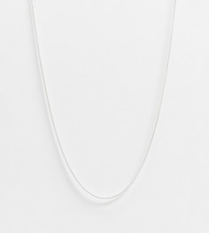 Серебряное ожерелье-цепочка с изогнутыми звеньями Kingsley Ryan Curve-Серебристый