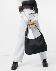 Черная сумка на плечо из переработанных материалов Weekday Carry-Черный цвет