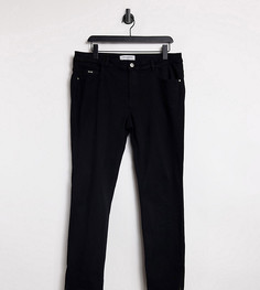 Черные зауженные джинсы Only Curve Karla-Черный цвет