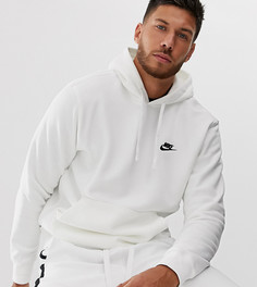 Худи белого цвета Nike Tall Club-Белый