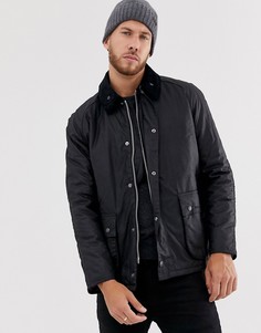 Черная вощеная куртка Barbour-Черный
