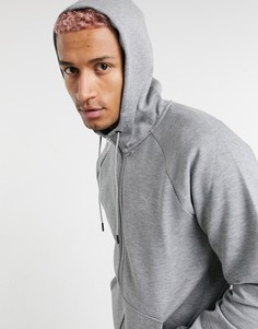 Худи серого цвета с логотипом Puma Classics-Черный цвет