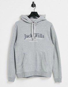 Худи серого цвета Jack Wills Batsford-Серый