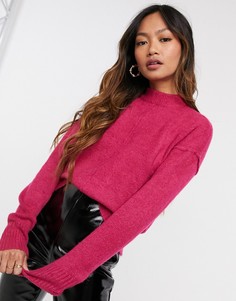 Розовый джемпер с высоким воротником Vero Moda-Розовый цвет