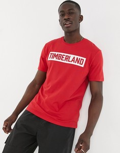 Футболка c 3d-тиснением Timberland-Красный
