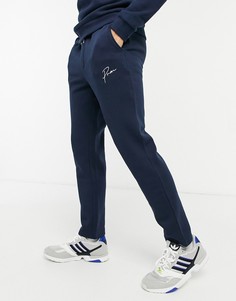 Темно-синие джоггеры от комплекта с логотипом Jack & Jones Premium-Темно-синий
