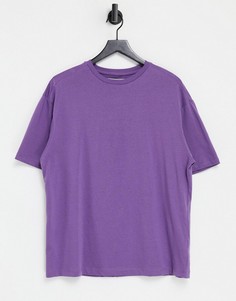 Фиолетовая футболка свободного кроя Another Influence-Сиреневый