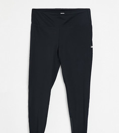 Черные леггинсы с завышенной талией Reebok Training Plus Lux-Черный цвет