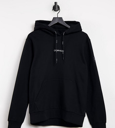 Худи черного цвета с отраженным по центру логотипом Calvin Klein – эксклюзивно для ASOS-Черный цвет