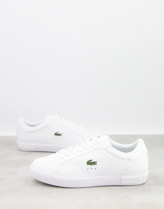 Белые кроссовки Lacoste Powercourt-Белый